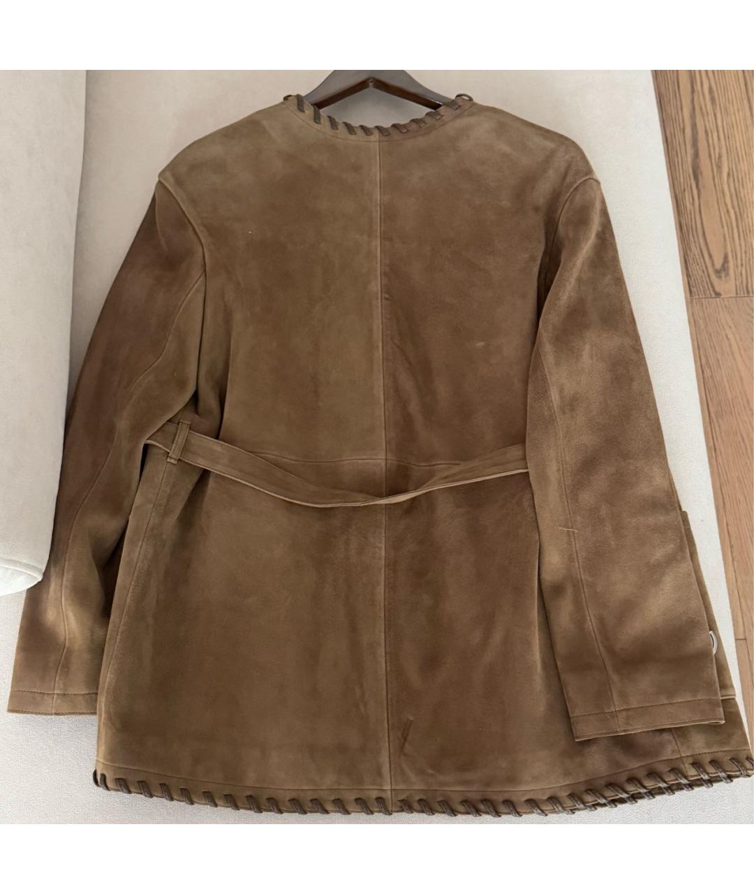12 STOREEZ Коричневая замшевая куртка, фото 2