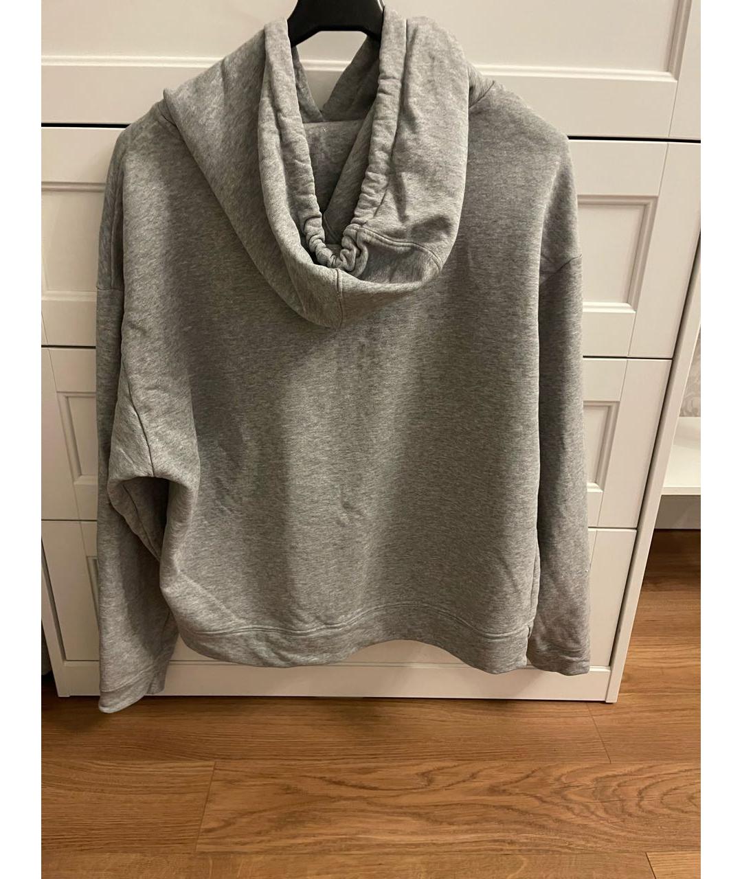 TWIN-SET Серый хлопковый костюм с брюками, фото 2