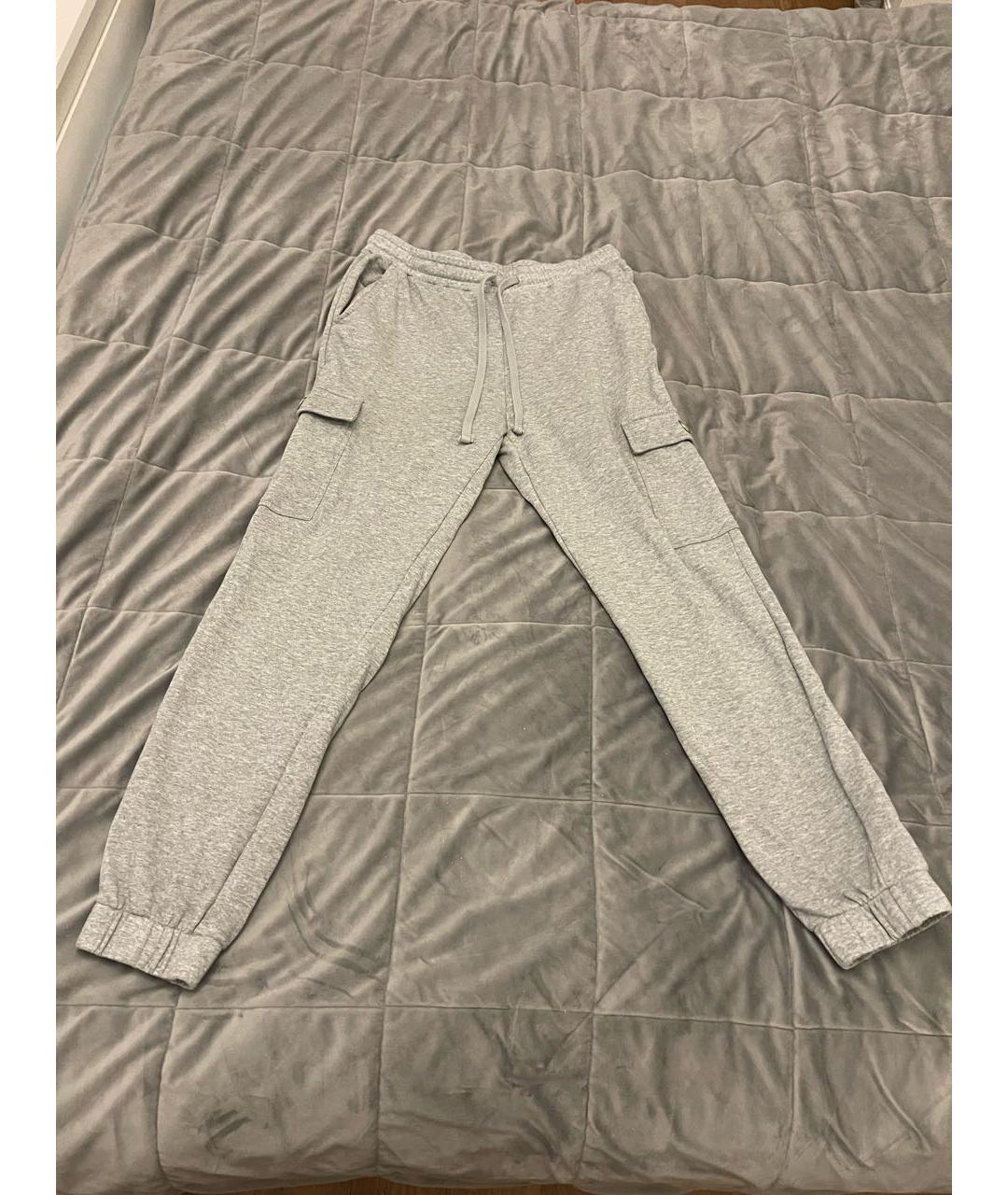 TWIN-SET Серый хлопковый костюм с брюками, фото 3