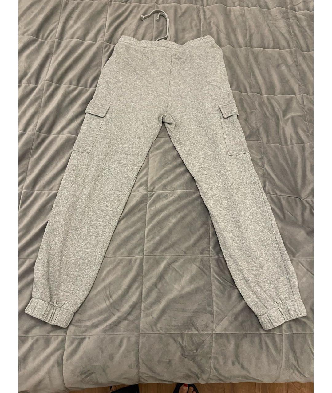 TWIN-SET Серый хлопковый костюм с брюками, фото 4