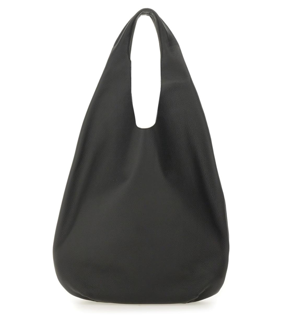 A.P.C. Черная кожаная сумка тоут, фото 3