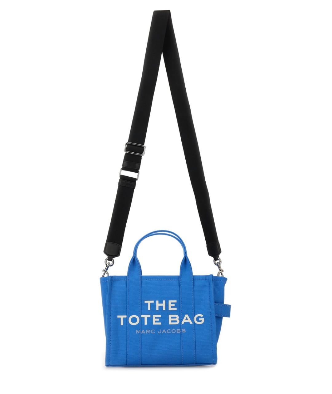 MARC JACOBS Синяя хлопковая сумка тоут, фото 3