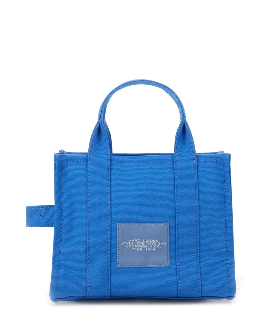 MARC JACOBS Синяя хлопковая сумка тоут, фото 5