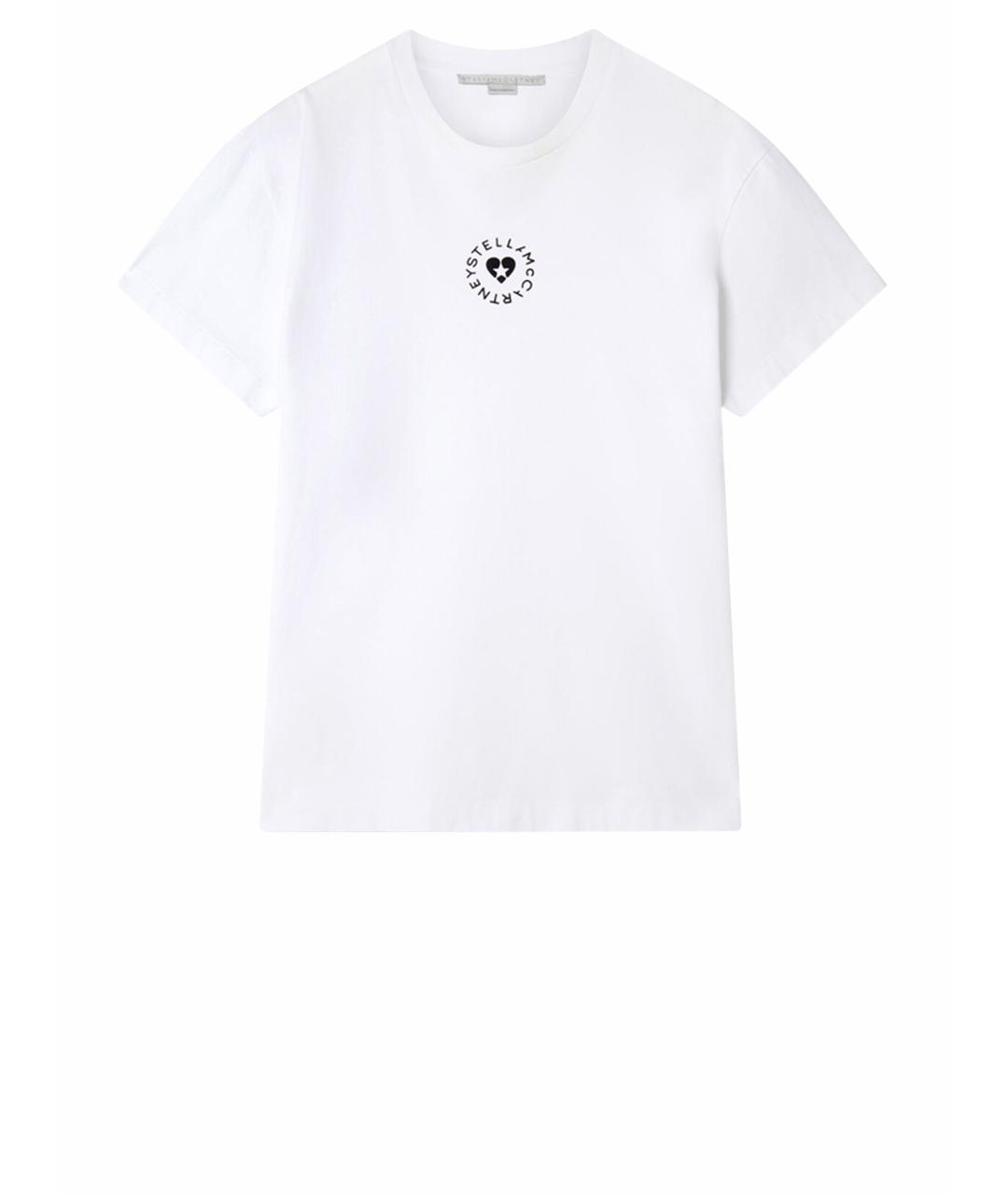 STELLA MCCARTNEY Белая хлопковая футболка, фото 1