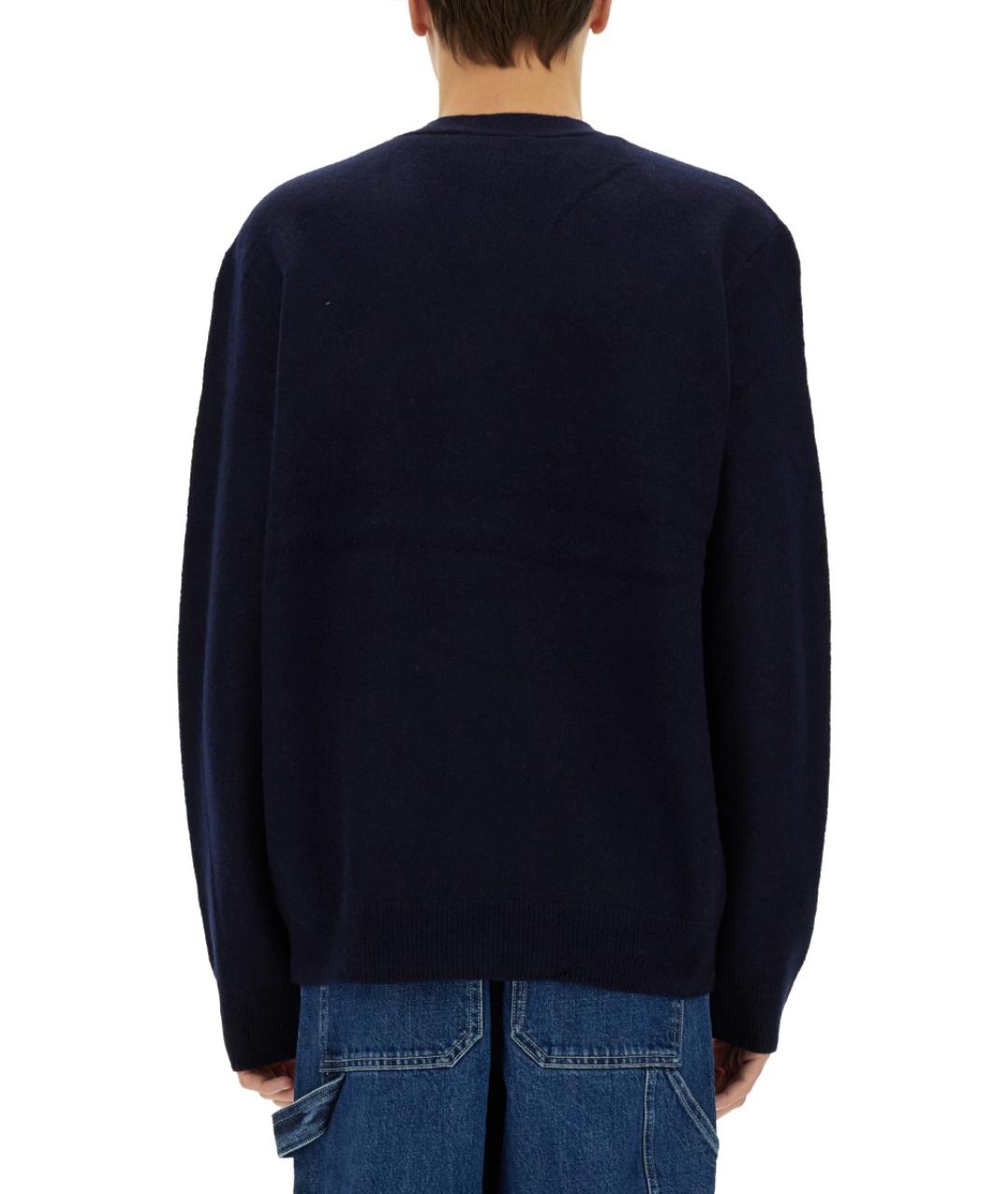 A.P.C. Синий шерстяной джемпер / свитер, фото 5