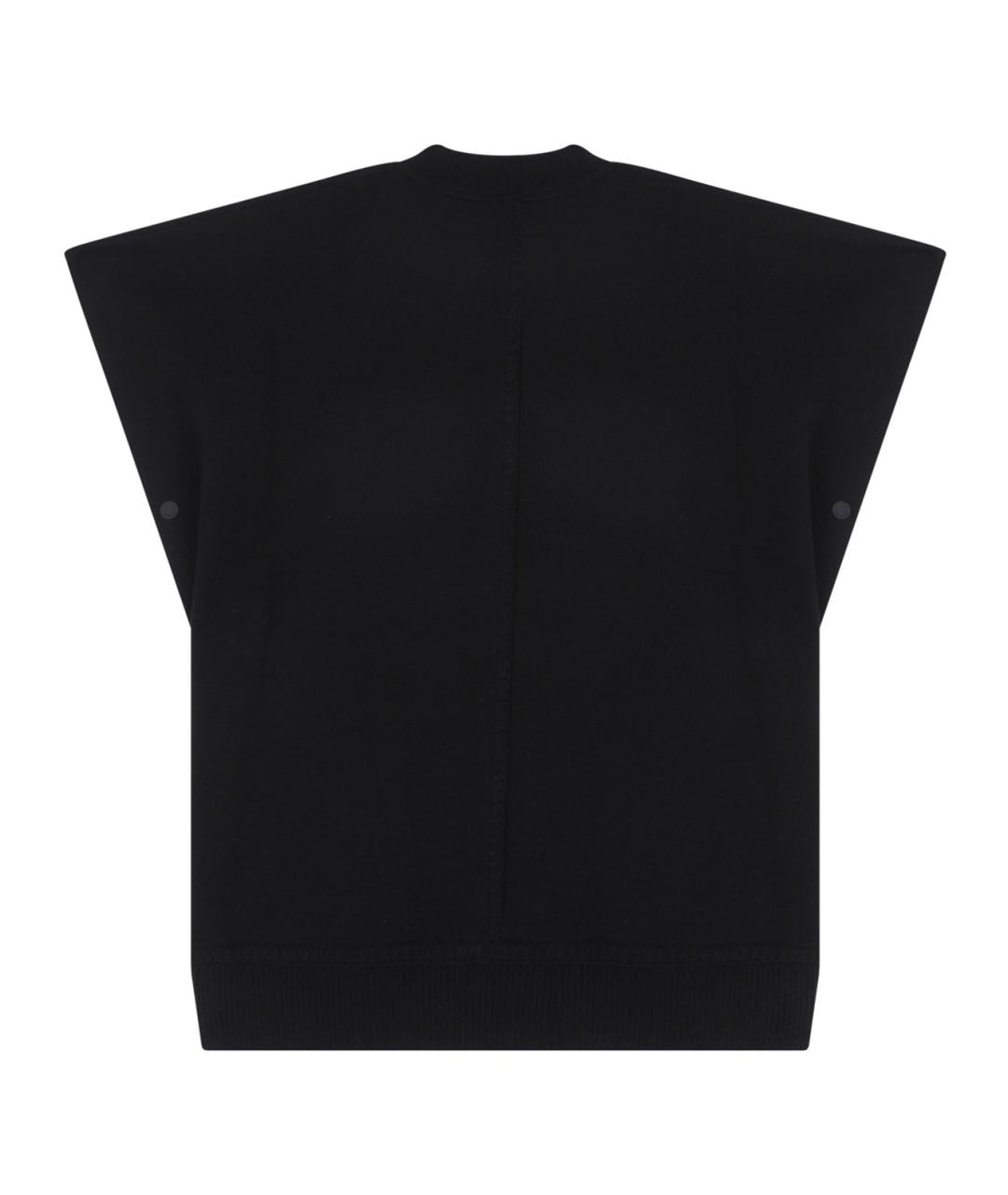 BURBERRY Черная шерстяная жилетка, фото 2
