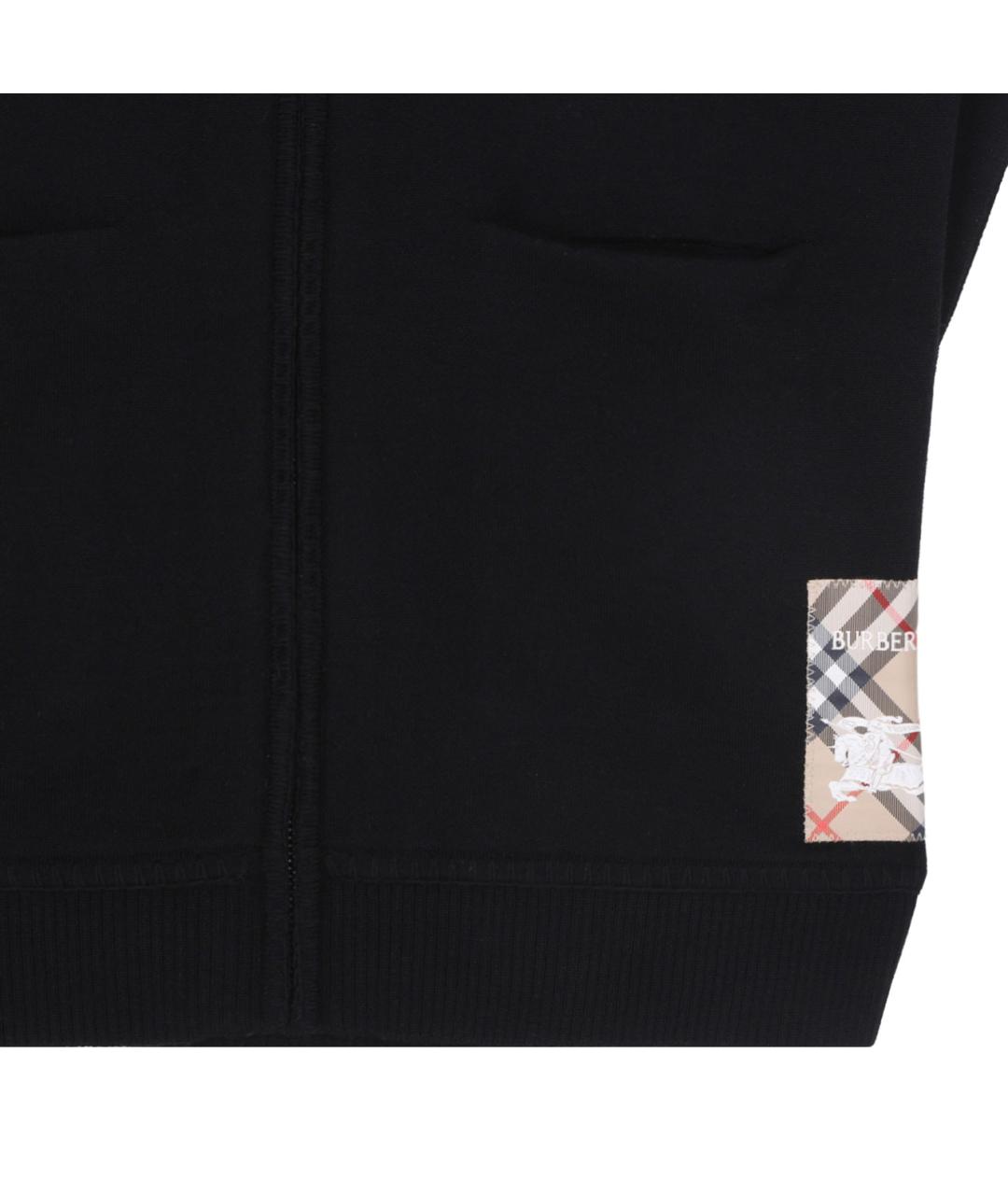 BURBERRY Черная шерстяная жилетка, фото 4