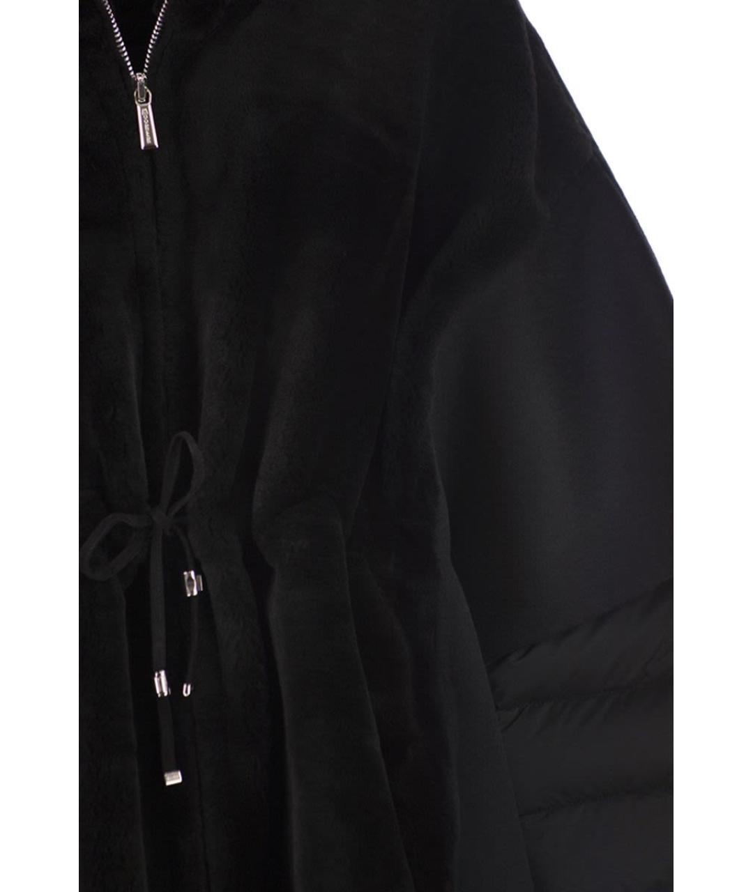 MOORER Черная полиамидовая куртка, фото 4