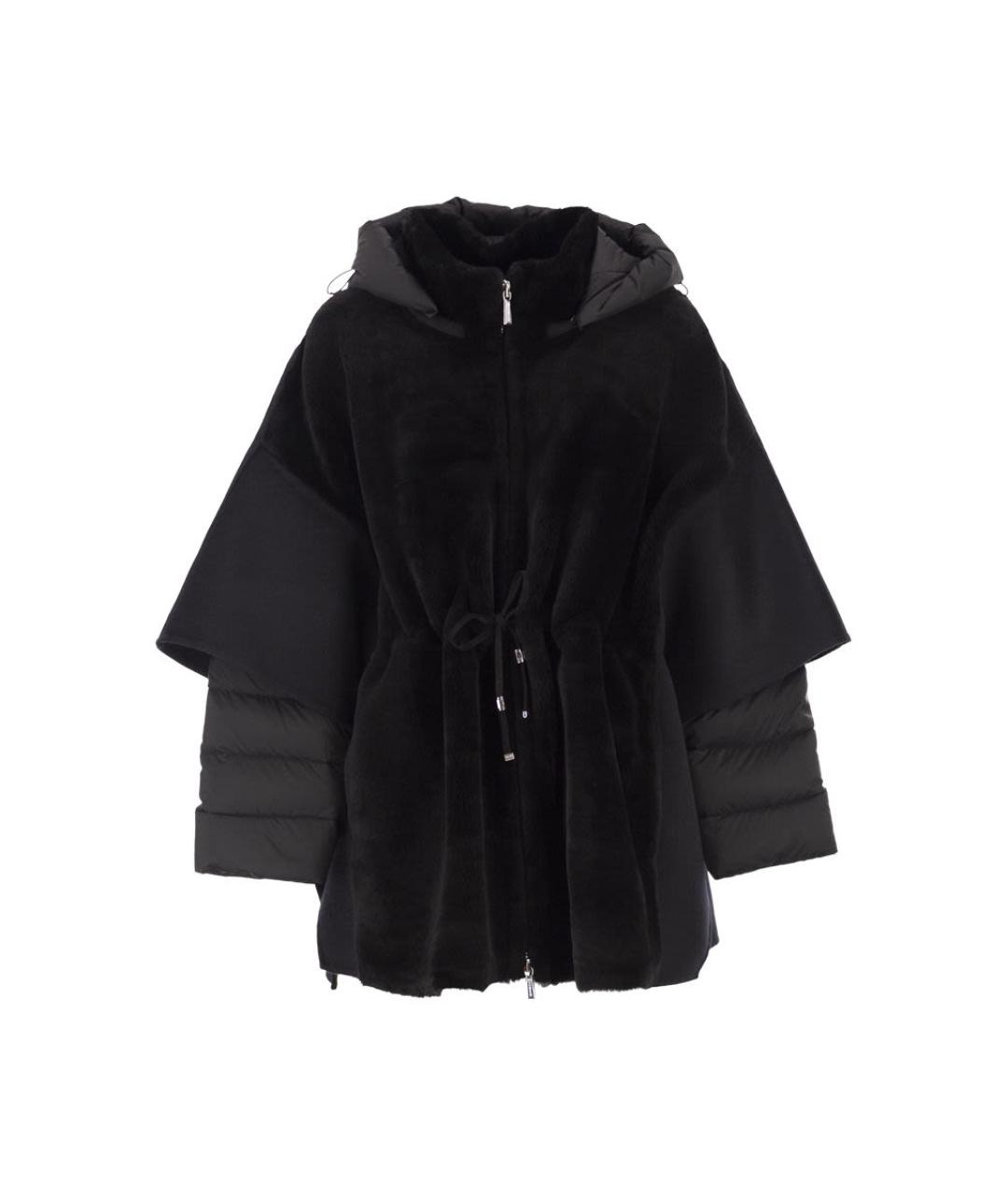 MOORER Черная полиамидовая куртка, фото 1