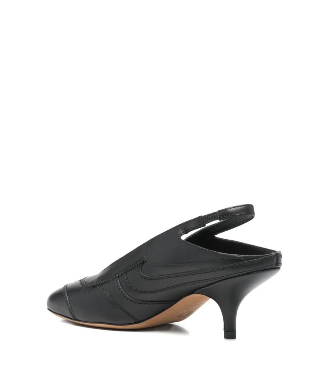 DRIES VAN NOTEN Черные кожаные туфли, фото 3