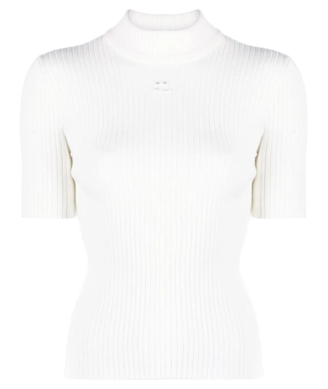 COURREGES Белый джемпер / свитер, фото 1