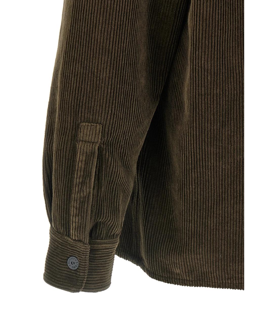 STONE ISLAND Зеленая хлопковая куртка, фото 4