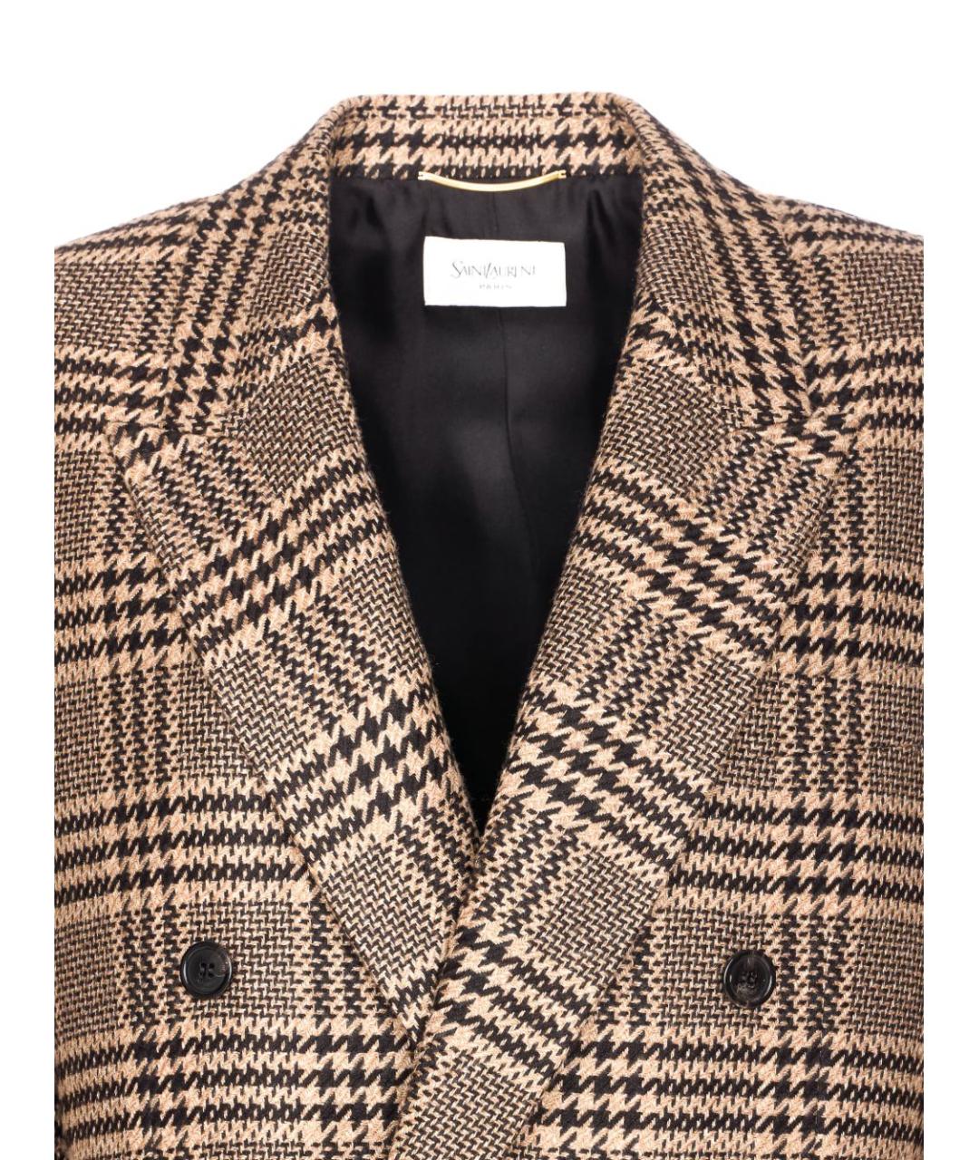 SAINT LAURENT Мульти шелковый жакет/пиджак, фото 2