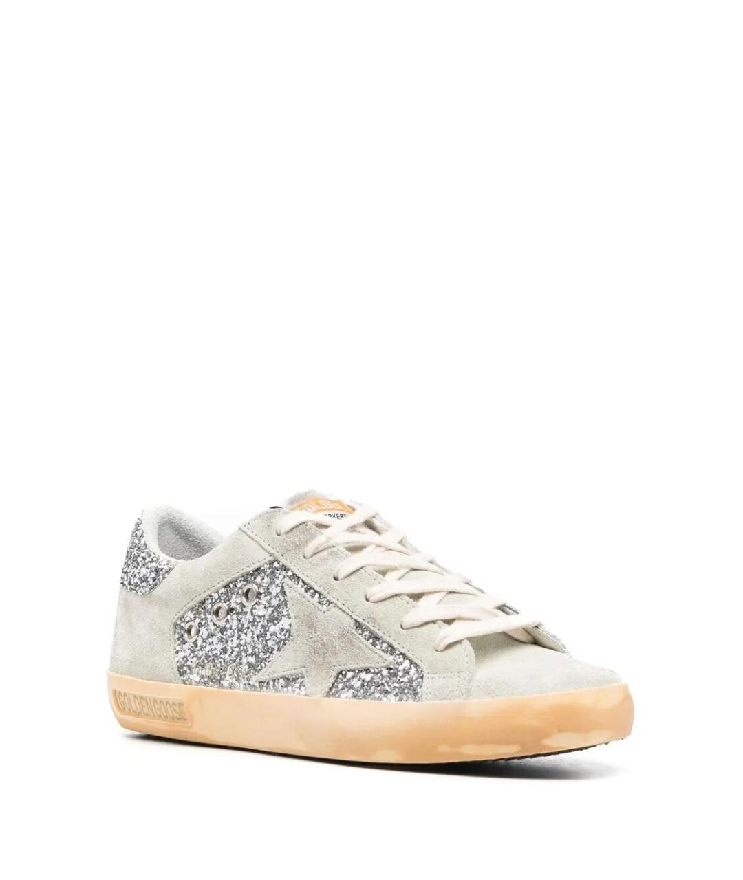 GOLDEN GOOSE DELUXE BRAND Белые замшевые кеды, фото 4