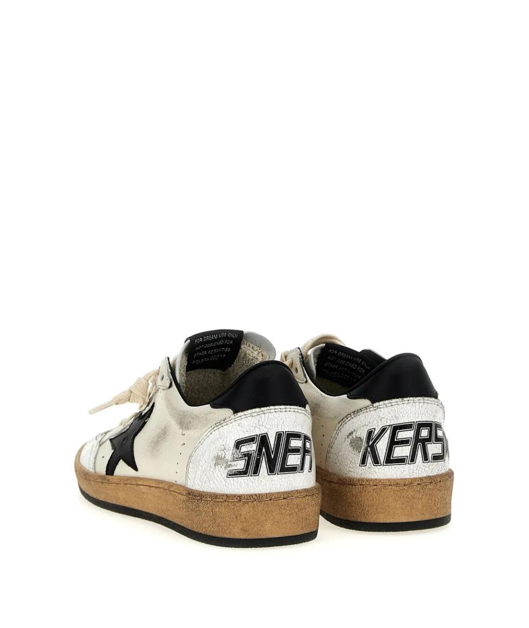 GOLDEN GOOSE DELUXE BRAND Белые кожаные кеды, фото 4