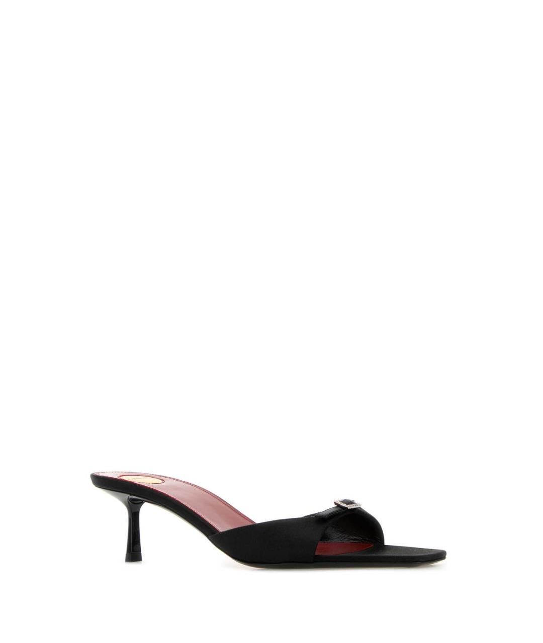 SAINT LAURENT Черные мюли, фото 2