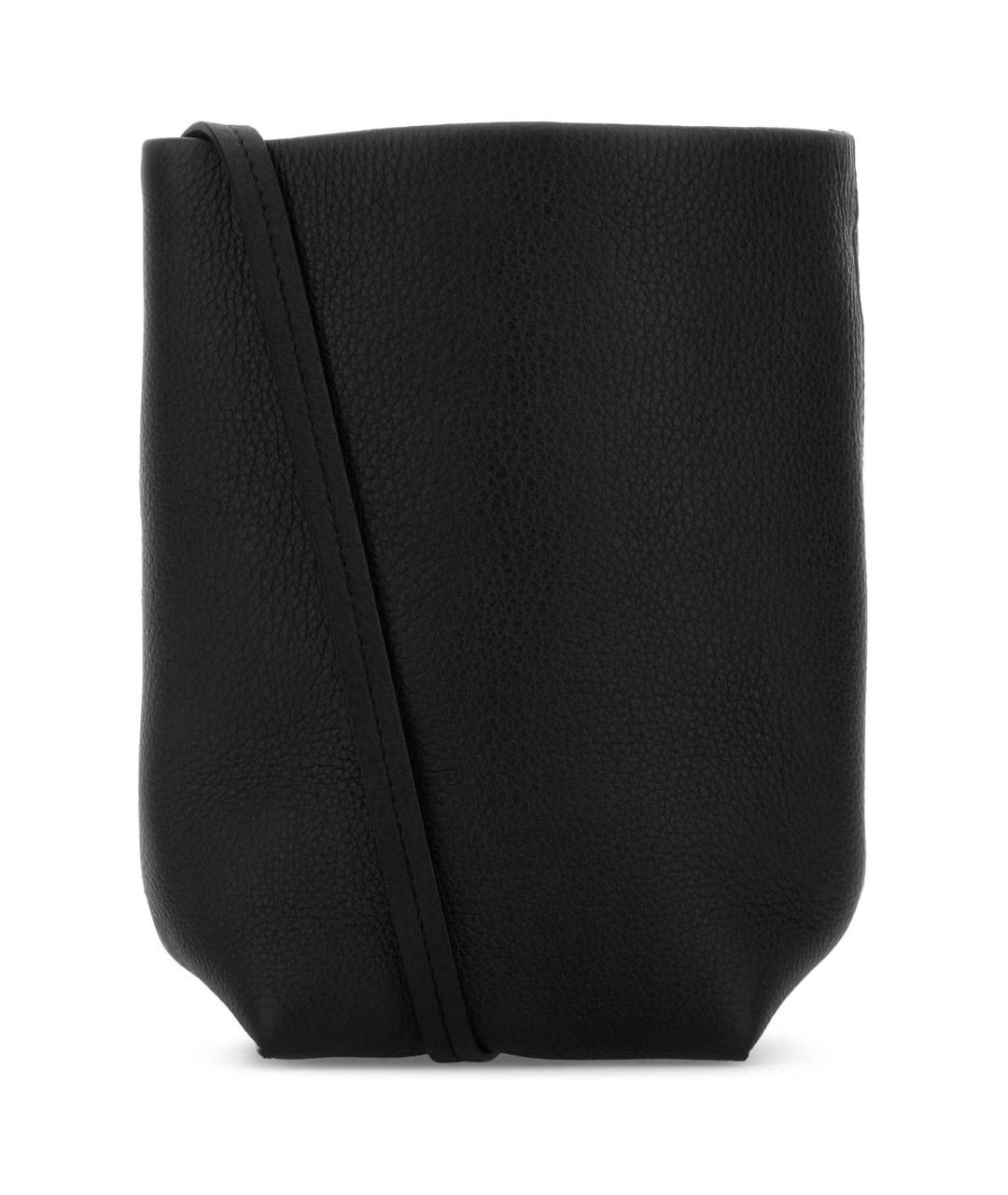 THE ROW Черная кожаная сумка через плечо, фото 1