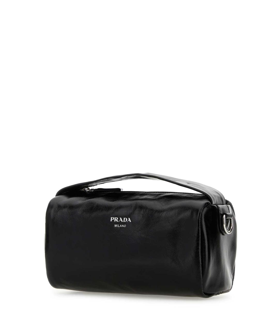 PRADA Черная кожаная сумка на плечо, фото 2