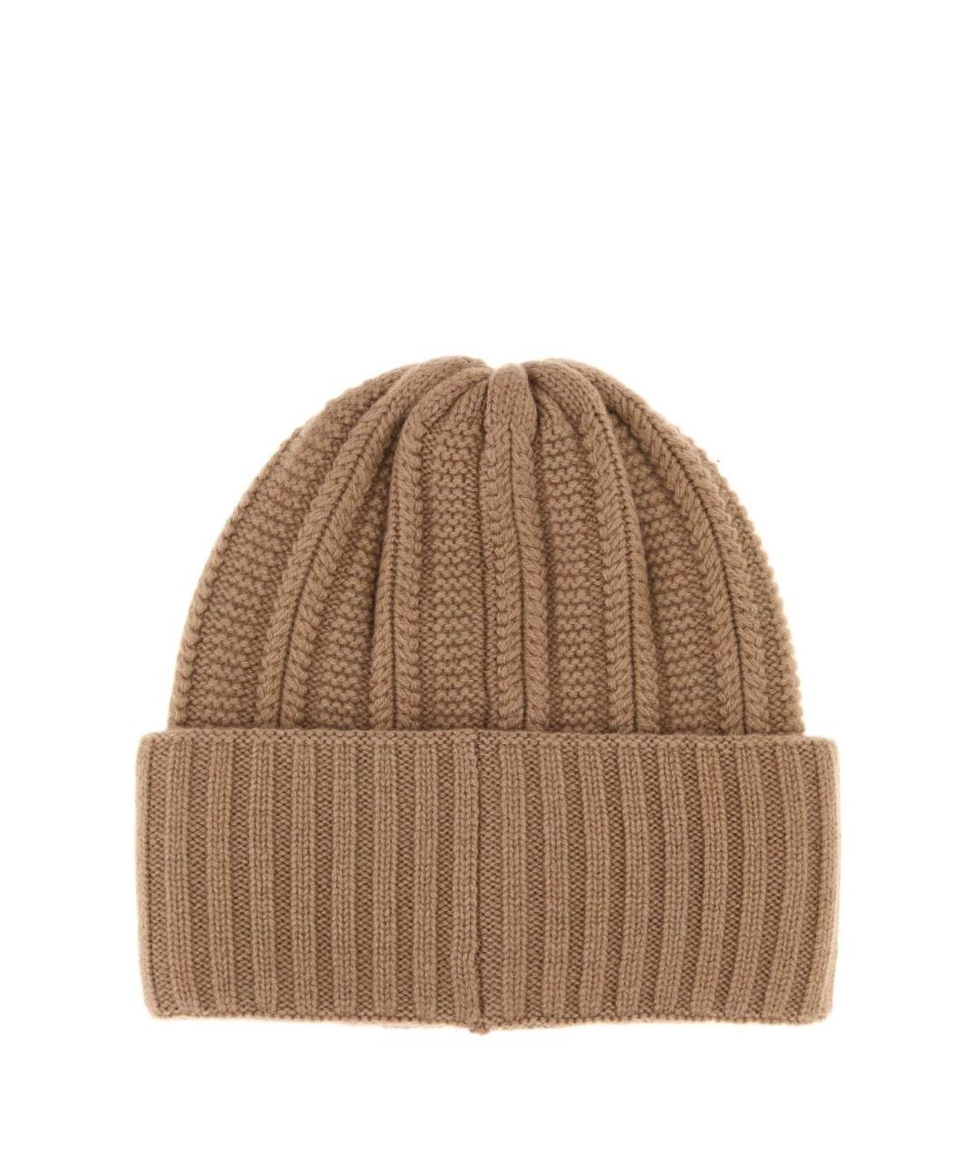 MAX MARA Бежевая кашемировая шапка, фото 2