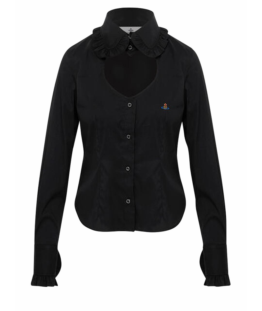 VIVIENNE WESTWOOD Черная хлопковая рубашка, фото 1