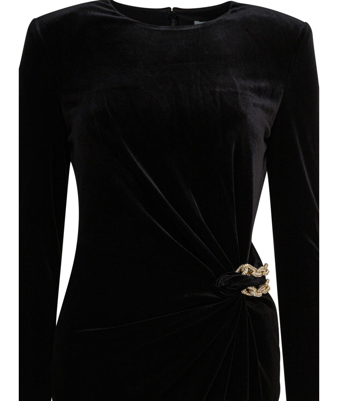 SELF-PORTRAIT Черное полиэстеровое вечернее платье, фото 3
