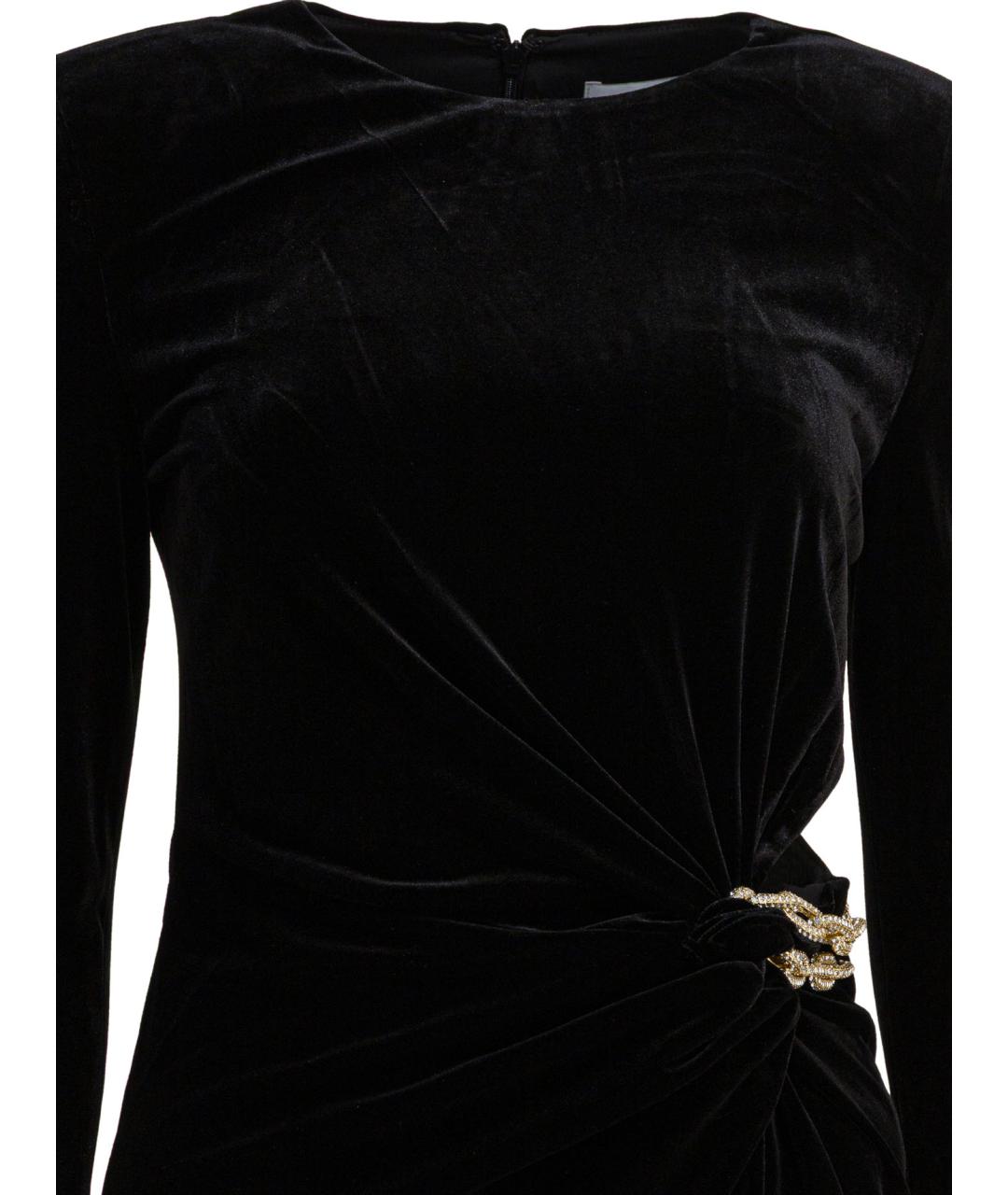 SELF-PORTRAIT Черное полиэстеровое вечернее платье, фото 3