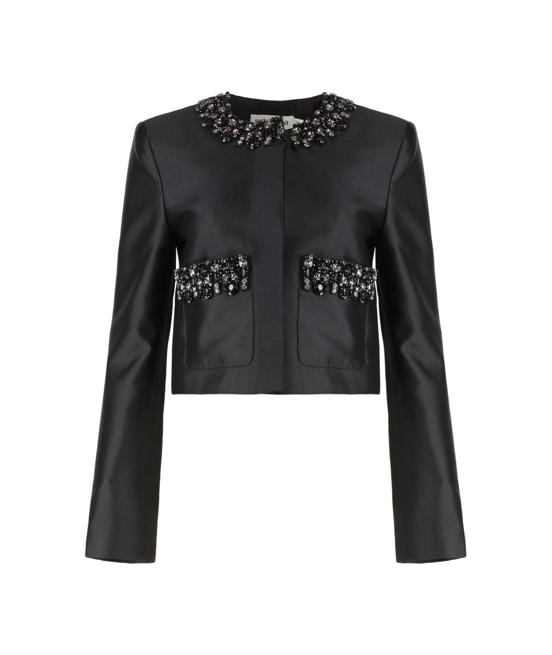 SELF-PORTRAIT Черный жакет/пиджак, фото 1