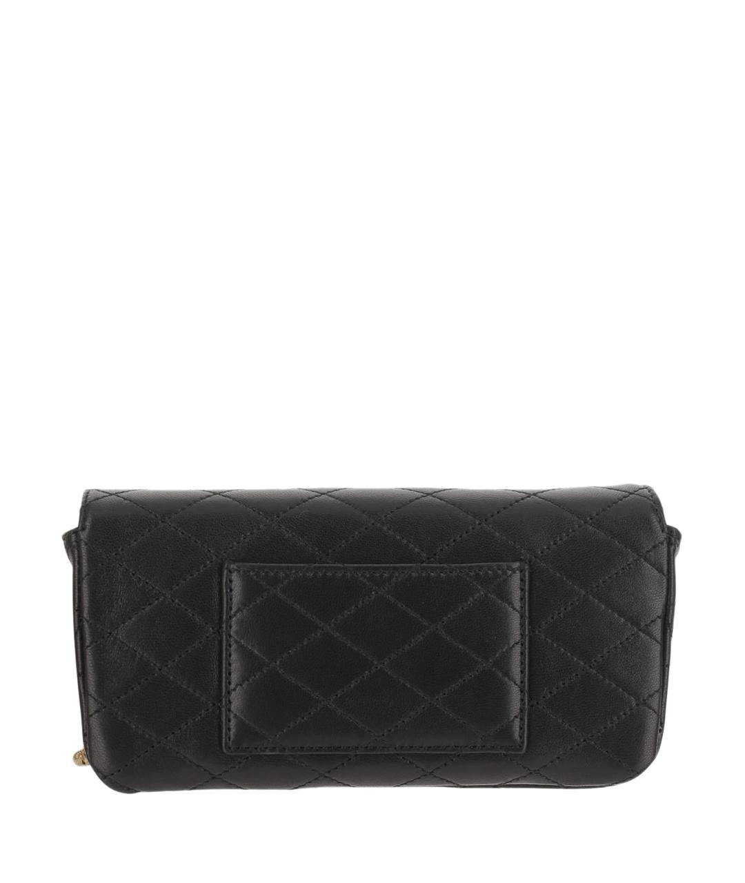 SAINT LAURENT Черная кожаная сумка через плечо, фото 2