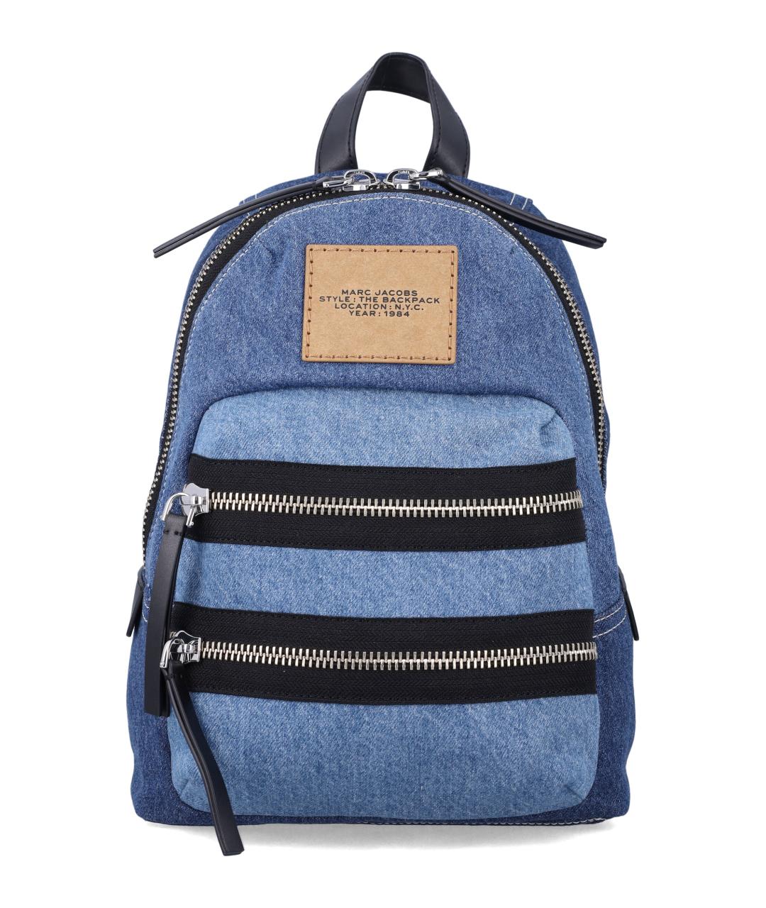 MARC JACOBS Синий хлопковый рюкзак, фото 1