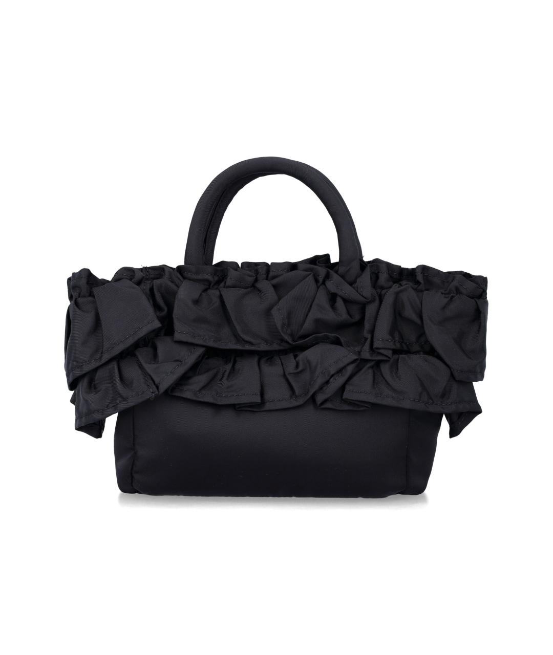 GANNI Черная сумка с короткими ручками, фото 3