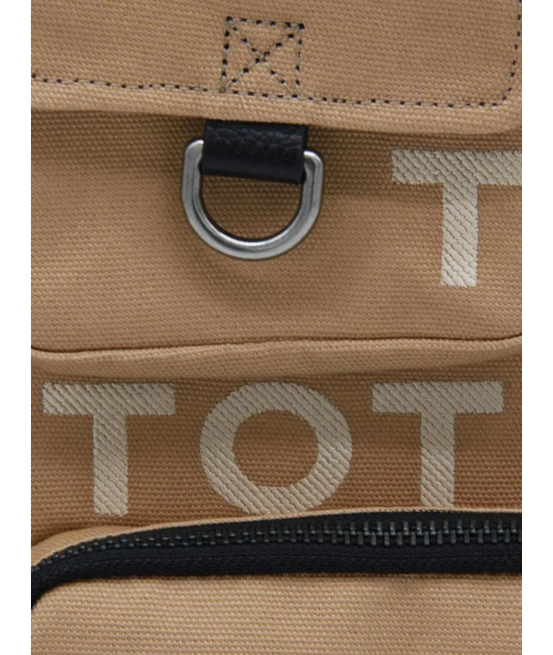 MARC JACOBS Бежевая хлопковая сумка тоут, фото 3