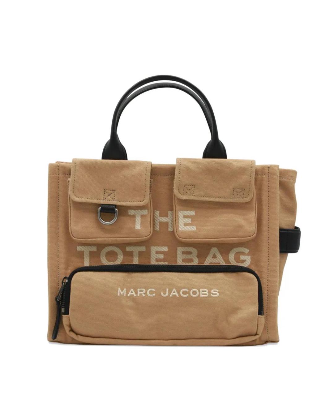 MARC JACOBS Бежевая хлопковая сумка тоут, фото 1