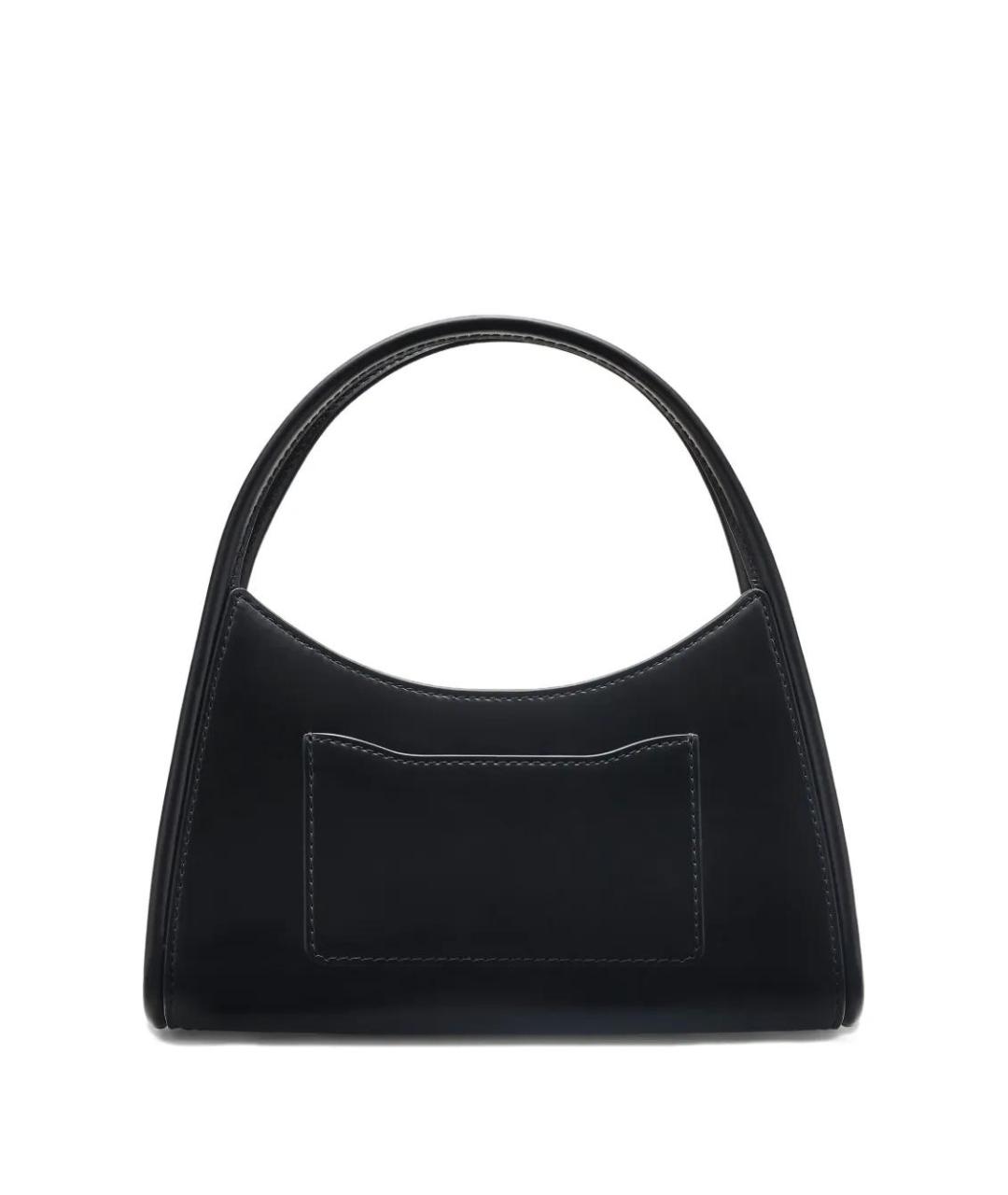 MARC JACOBS Черная кожаная сумка через плечо, фото 4