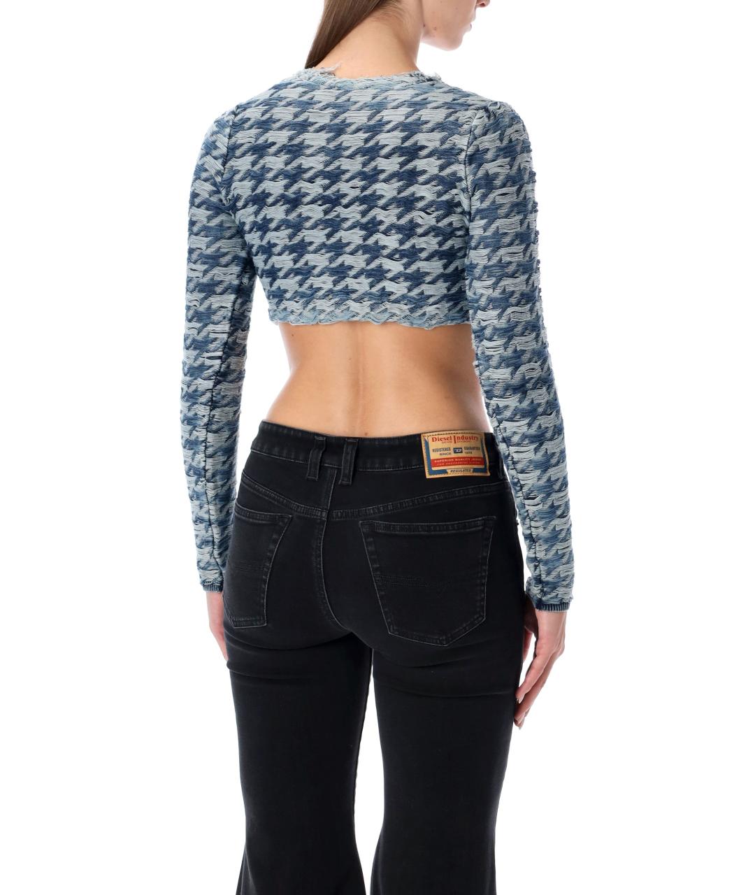 DIESEL Синий хлопковый кардиган, фото 2