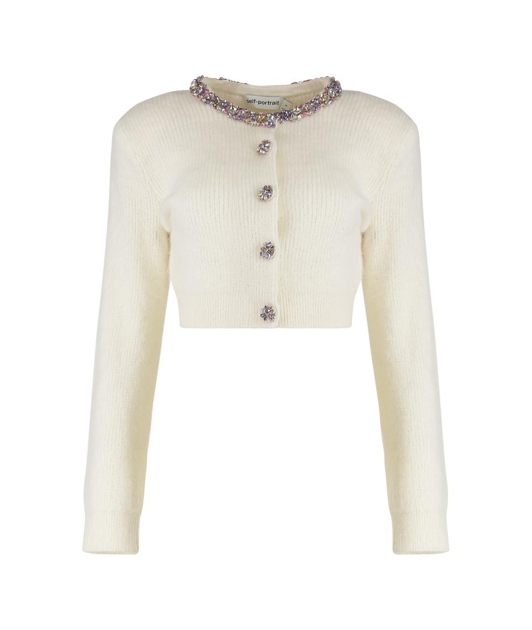 SELF-PORTRAIT Бежевый кардиган, фото 1