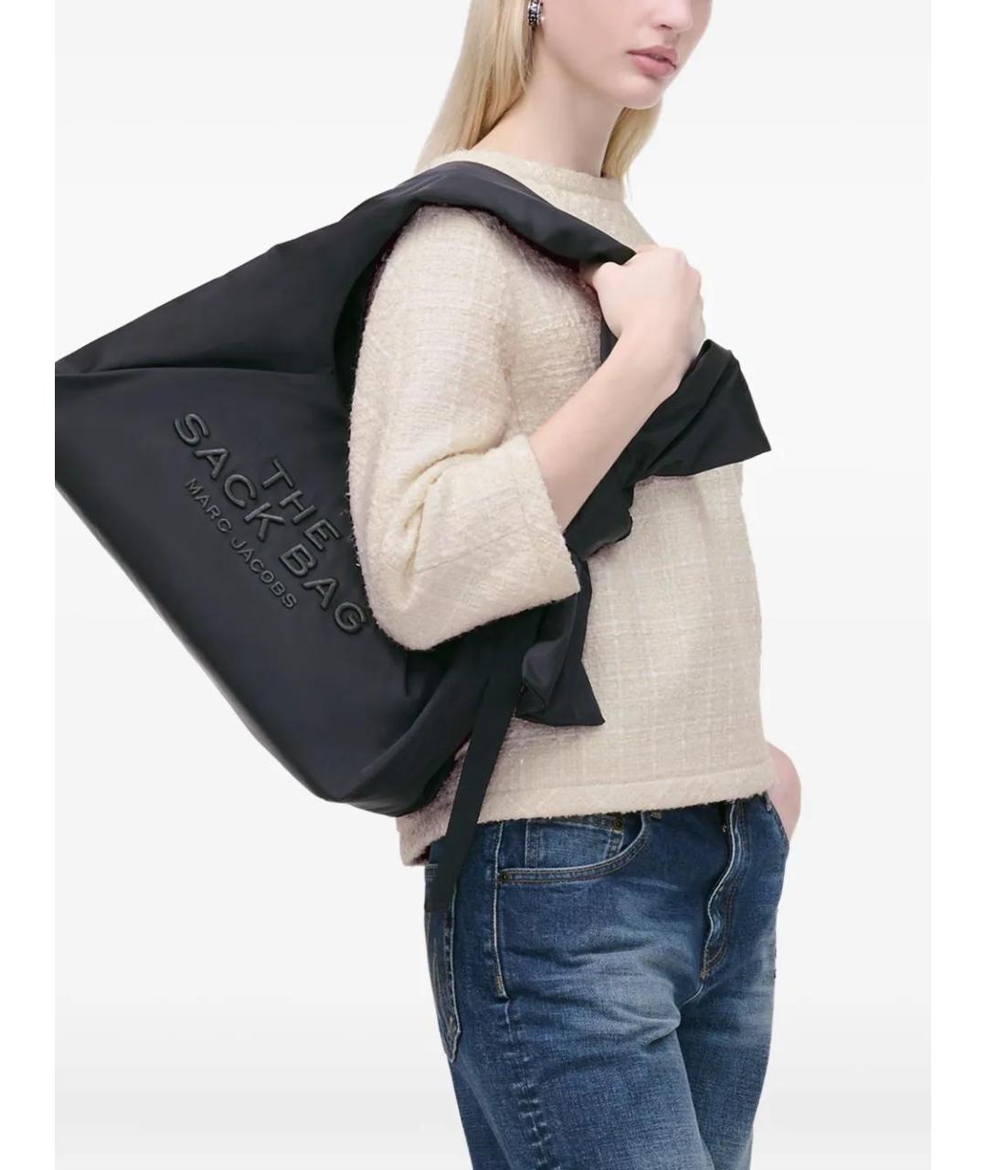 MARC JACOBS Черная синтетическая сумка с короткими ручками, фото 3