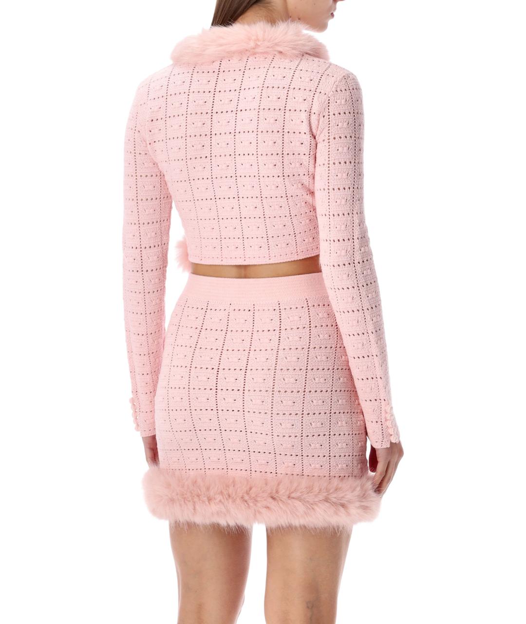 SELF-PORTRAIT Розовый жакет/пиджак, фото 3