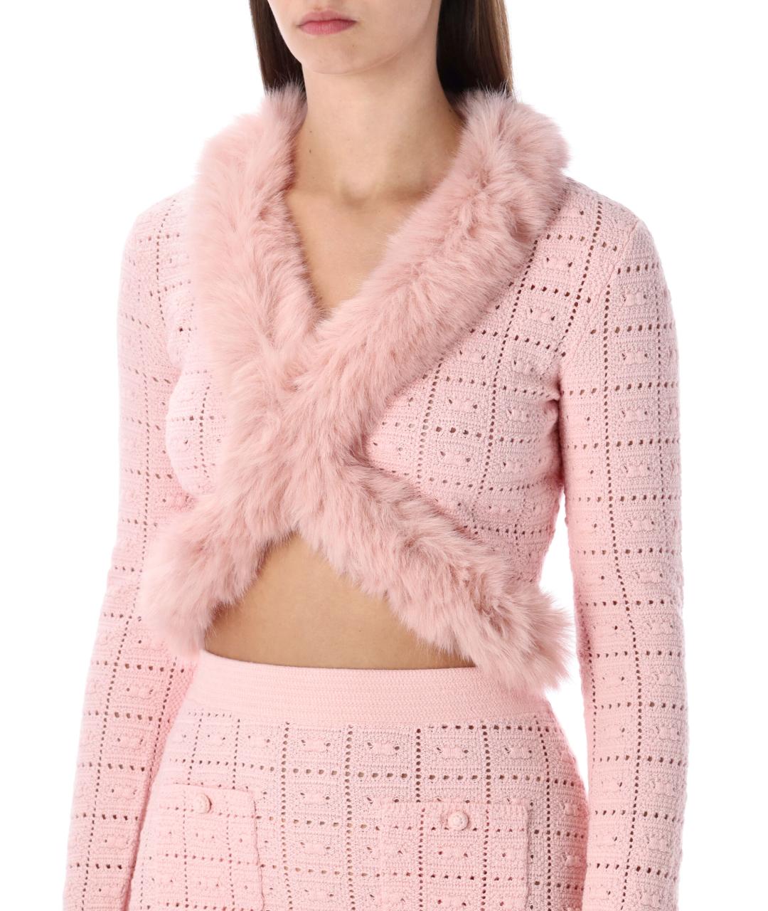 SELF-PORTRAIT Розовый жакет/пиджак, фото 4