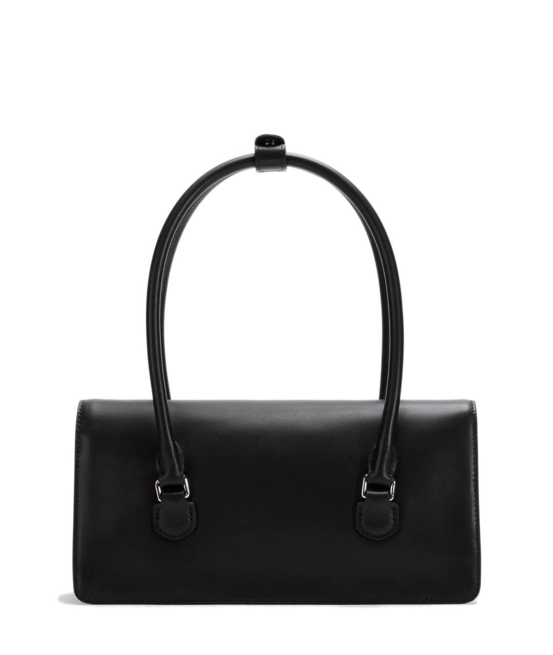 SELF-PORTRAIT Черная кожаная сумка через плечо, фото 3