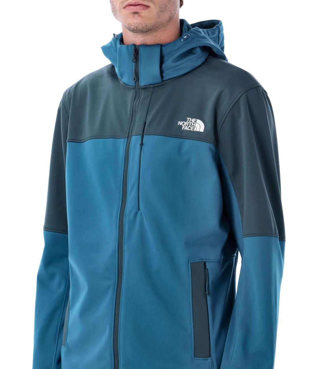 THE NORTH FACE Голубая полиэстеровая куртка, фото 4