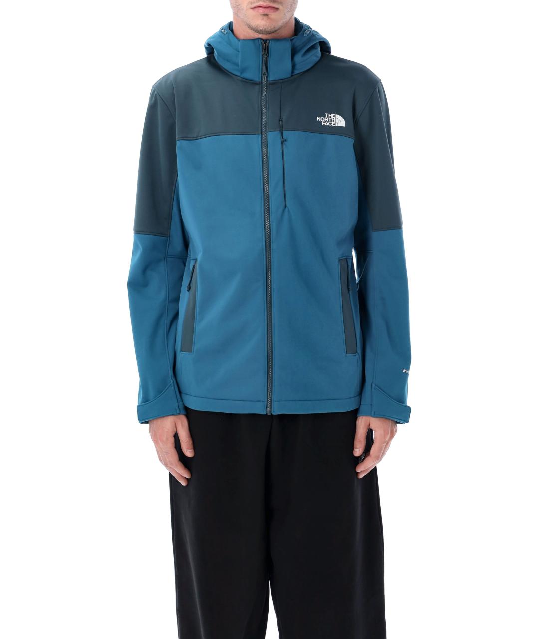 THE NORTH FACE Голубая полиэстеровая куртка, фото 2