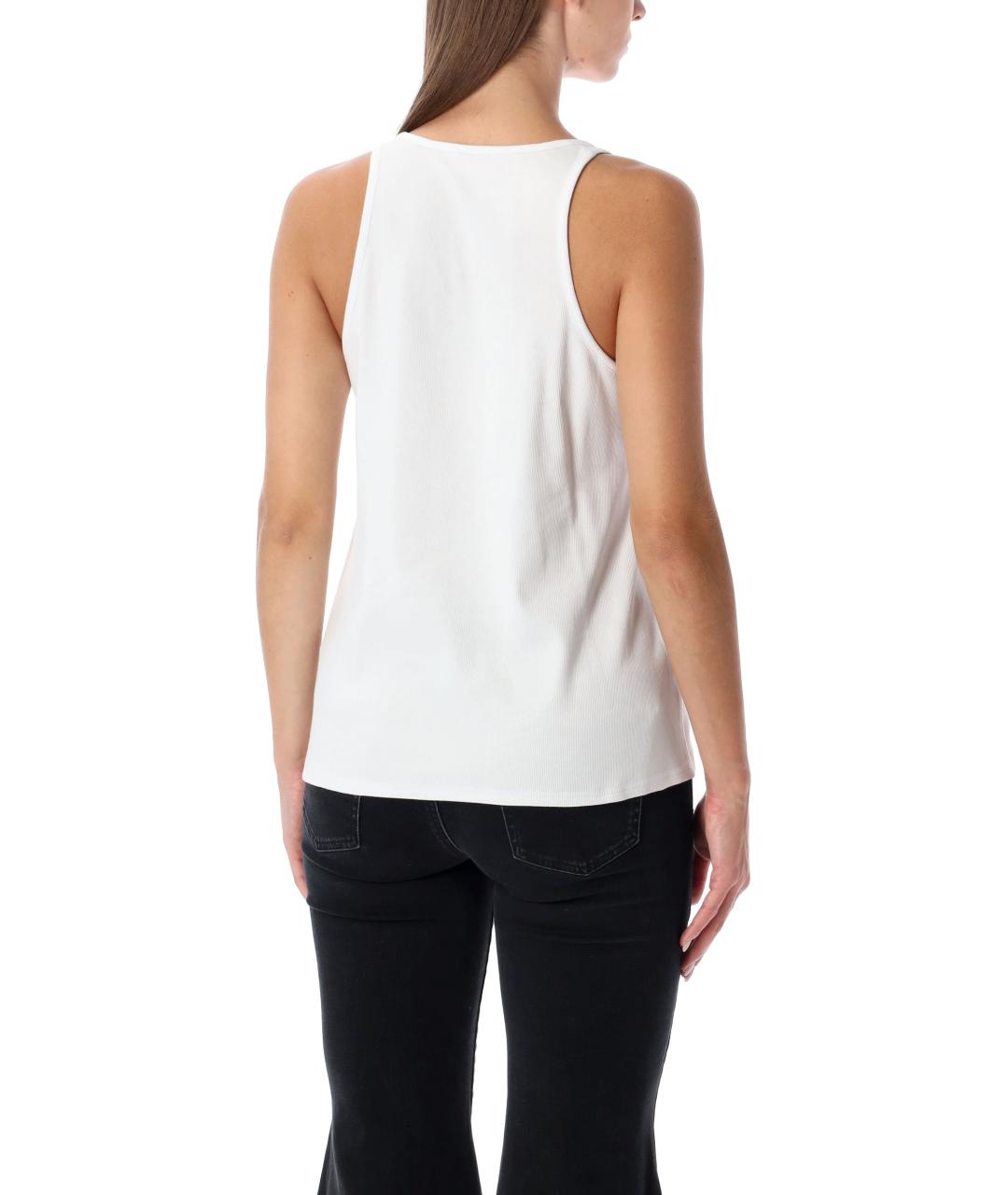 DIESEL Белая хлопковая майка, фото 2