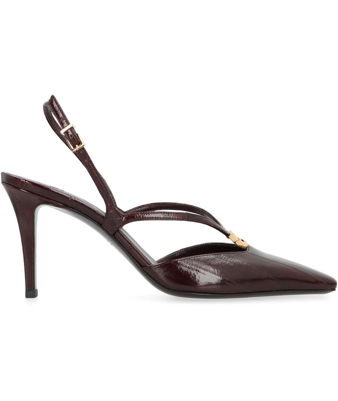 FENDI Коричневые кожаные туфли, фото 2