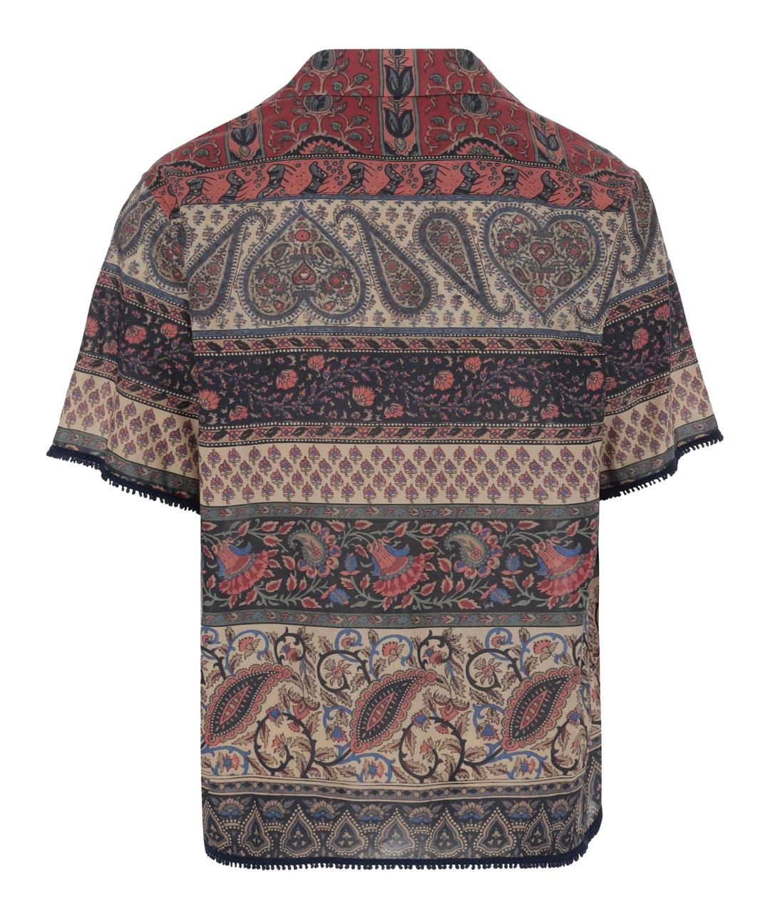 VALENTINO Мульти хлопковая кэжуал рубашка, фото 2