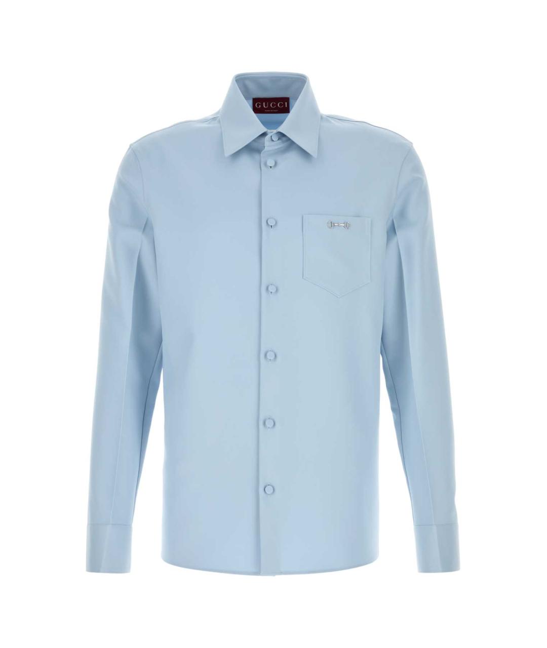 GUCCI Голубая кэжуал рубашка, фото 1