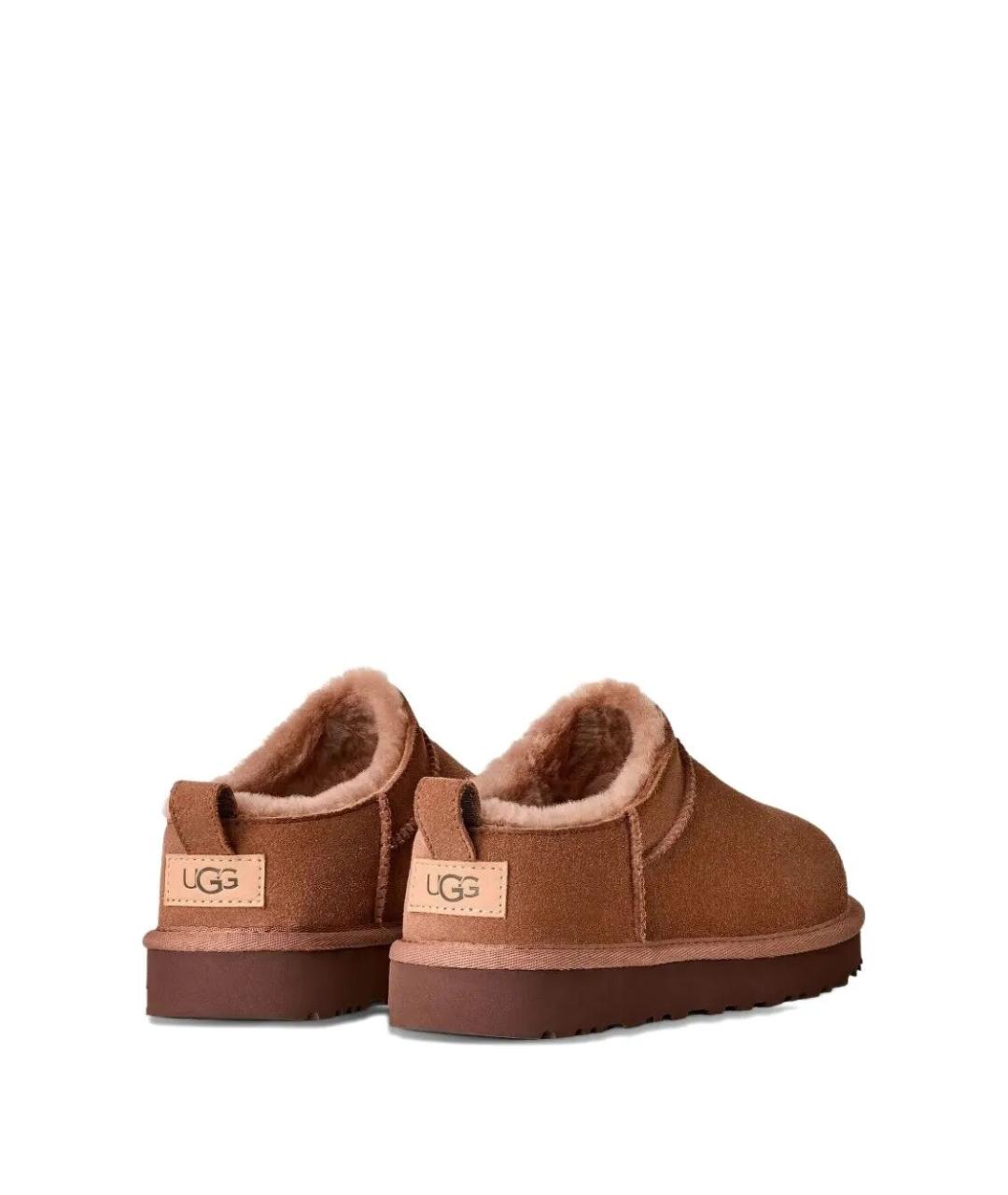 UGG AUSTRALIA Бежевые замшевые ботинки, фото 2