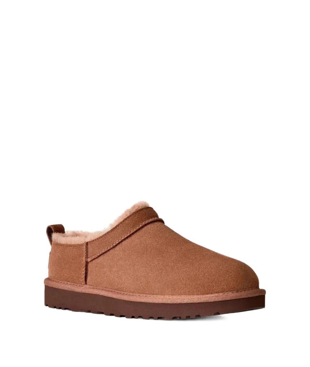 UGG AUSTRALIA Бежевые замшевые ботинки, фото 3