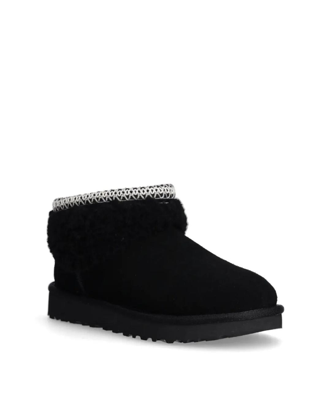 UGG AUSTRALIA Черные замшевые ботинки, фото 2