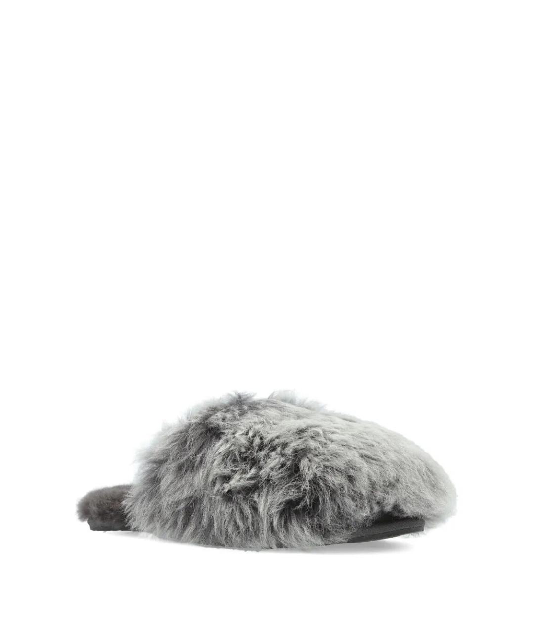 UGG AUSTRALIA Серые шлепанцы, фото 2