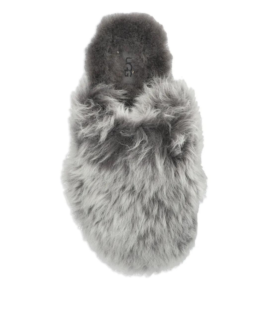 UGG AUSTRALIA Серые шлепанцы, фото 5
